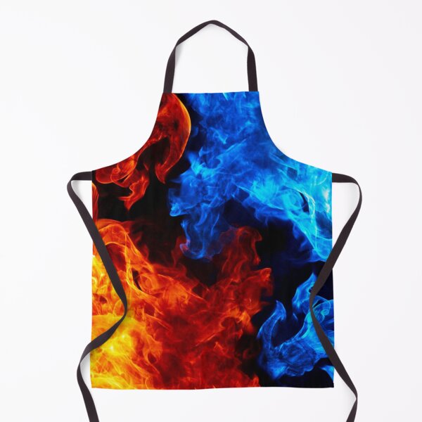 Item preview, Red and blue fire pattern designed and sold by Doninni.
