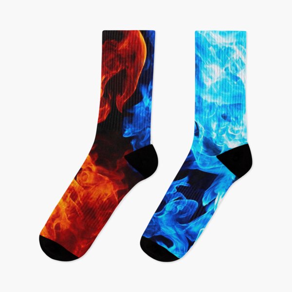 Item preview,  Red and blue fire pattern designed and sold by Doninni.