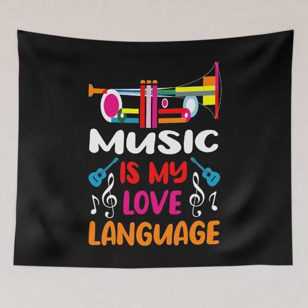 Item preview, Music Is My Love Language designed and sold by AmethystMurad.