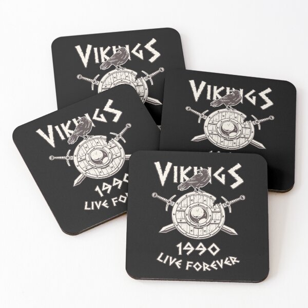 Item preview, Vikings Live Forever 1990 - Norse Birthday designed and sold by anziehend.