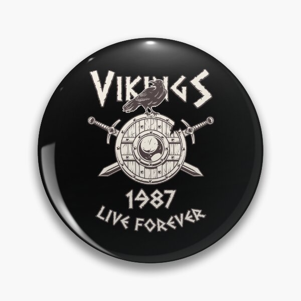 Item preview, Vikings Live Forever 1987 - Norse Birthday designed and sold by anziehend.
