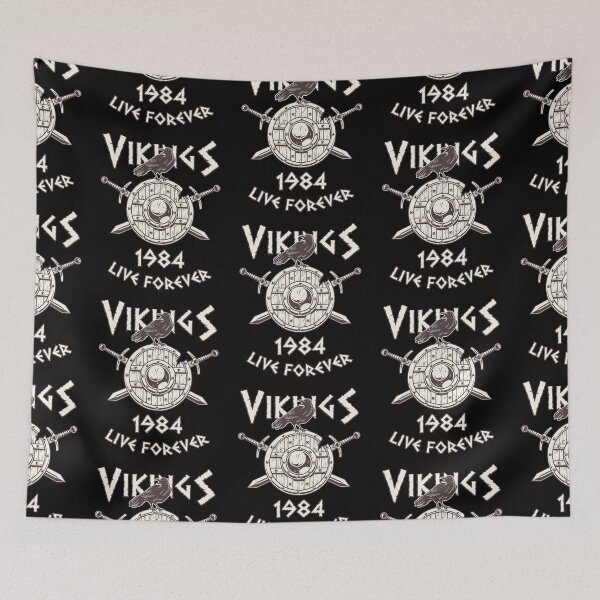 Item preview, Vikings Live Forever 1984 - Norse Birthday designed and sold by anziehend.