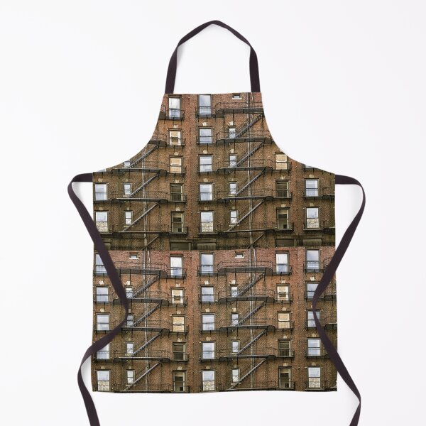 Item preview, rounded zig zag fire escape on art deco brick building in downtown boston massachusetts designed and sold by Stephen Orsillo.