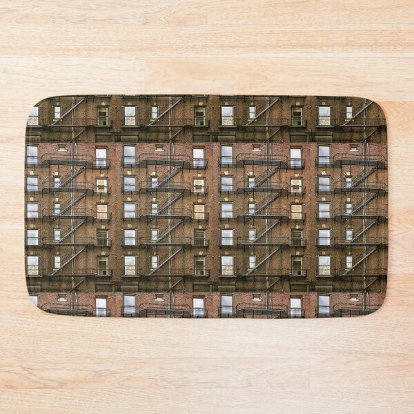 Item preview, rounded zig zag fire escape on art deco brick building in downtown boston massachusetts designed and sold by Stephen Orsillo.
