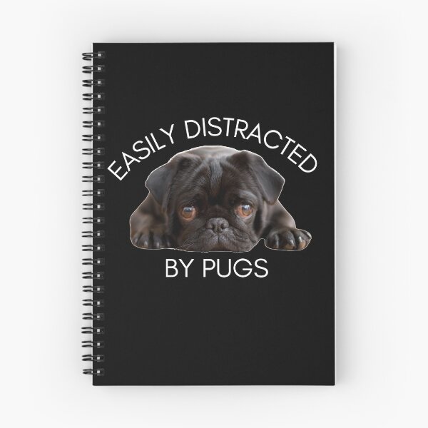 Artikelvorschau, Leicht abgelenkt von Pugs Essential T-Shirt entworfen und verkauft von kstrafen.