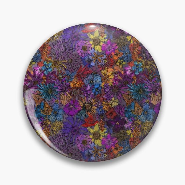 Item preview, Colourful floral wildflower pattern designed and sold by RachelSingh.
