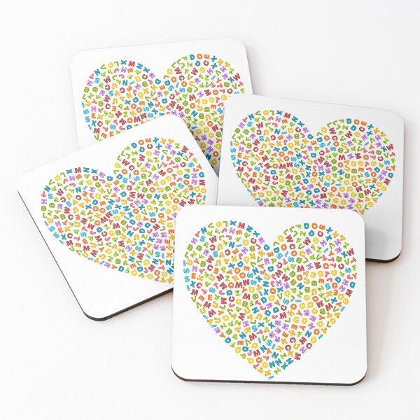 Item preview, Love Heart Alphabets designed and sold by GLORY-LIFE.