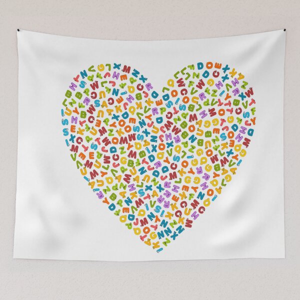 Item preview, Love Heart Alphabets designed and sold by GLORY-LIFE.