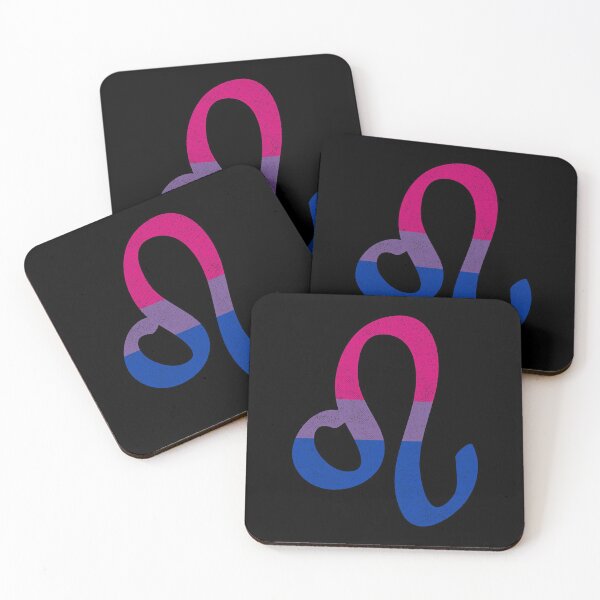 Item preview, Bisexual Pride Flag Leo Signo Del Zodiaco designed and sold by Patrick Hiller.