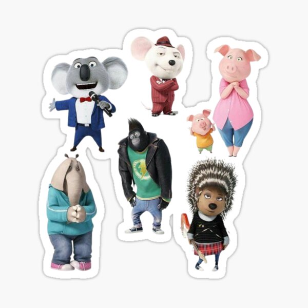 Sing2 Characters Sticker