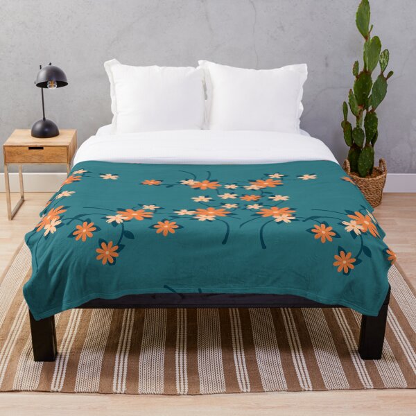Item preview, Blue and Orange Floral Elegant | Floral Theme designed and sold by RizaMonera.