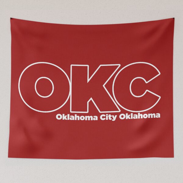 Artikelvorschau, STADTSPITZNAMEN - OKC - OKLAHOMA STADT OKLAHOMA entworfen und verkauft von WOOFANG.