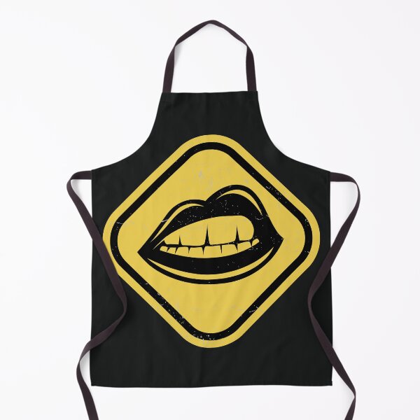 Item preview, Female Shinny Lips Yellow Road Sign designed and sold by Chubuter.