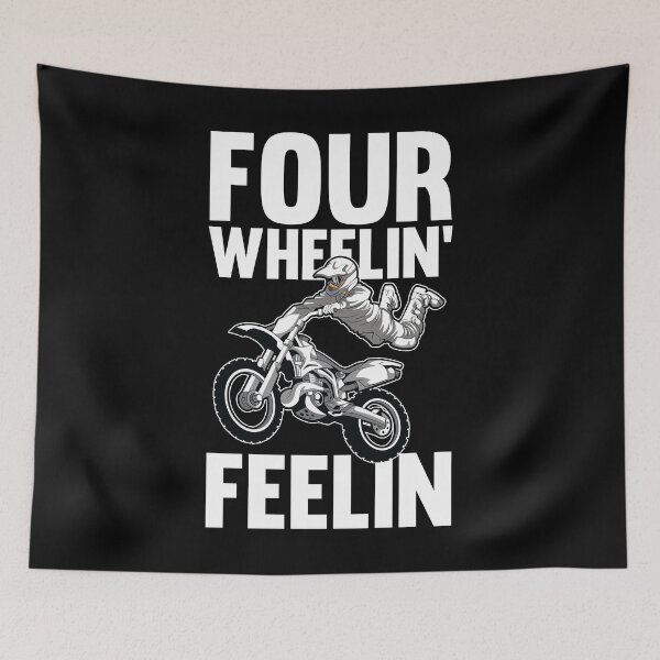 Item preview, Four Wheeling Feeling  Motocross Rider Offroad Dirt Biking  designed and sold by Rzelemenz.