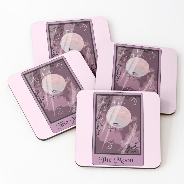 Item preview, The moon tarod card l Aesthetic gothic tarot designed and sold by Bossin.