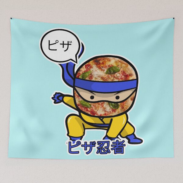 Item preview, Pizza Mask Ninja With Japanese Wordings designed and sold by DTEH.