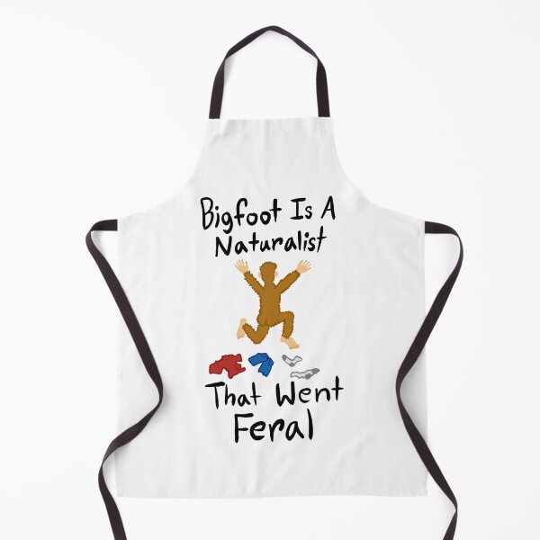 Item preview, Bigfoot Feral Naturalist - color & white background designed and sold by EcoElsa.