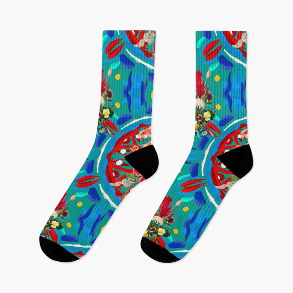 Item preview, Summer citrus ,boho,floral Mediterranean style ,pattern  designed and sold by MariaMarinova.