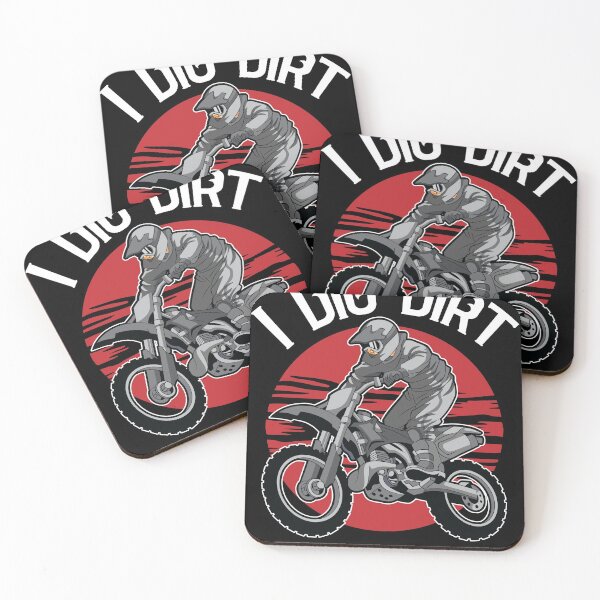 Item preview, I Dig Dirt Motocross Off Road Dirt Bike Rider Dirt Biking  designed and sold by Rzelemenz.