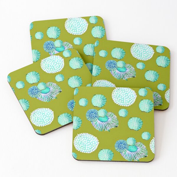 Item preview, Aquarius olive green designed and sold by Design-Arte.