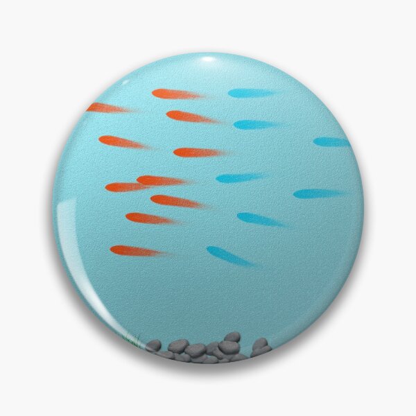 Item preview, Fish tank with pebbles designed and sold by headtrackerart.