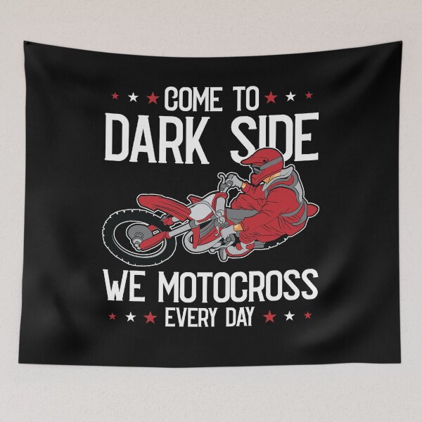 Item preview, Come to The Dark Side we Motocross every Day Dirt Biking  designed and sold by Rzelemenz.