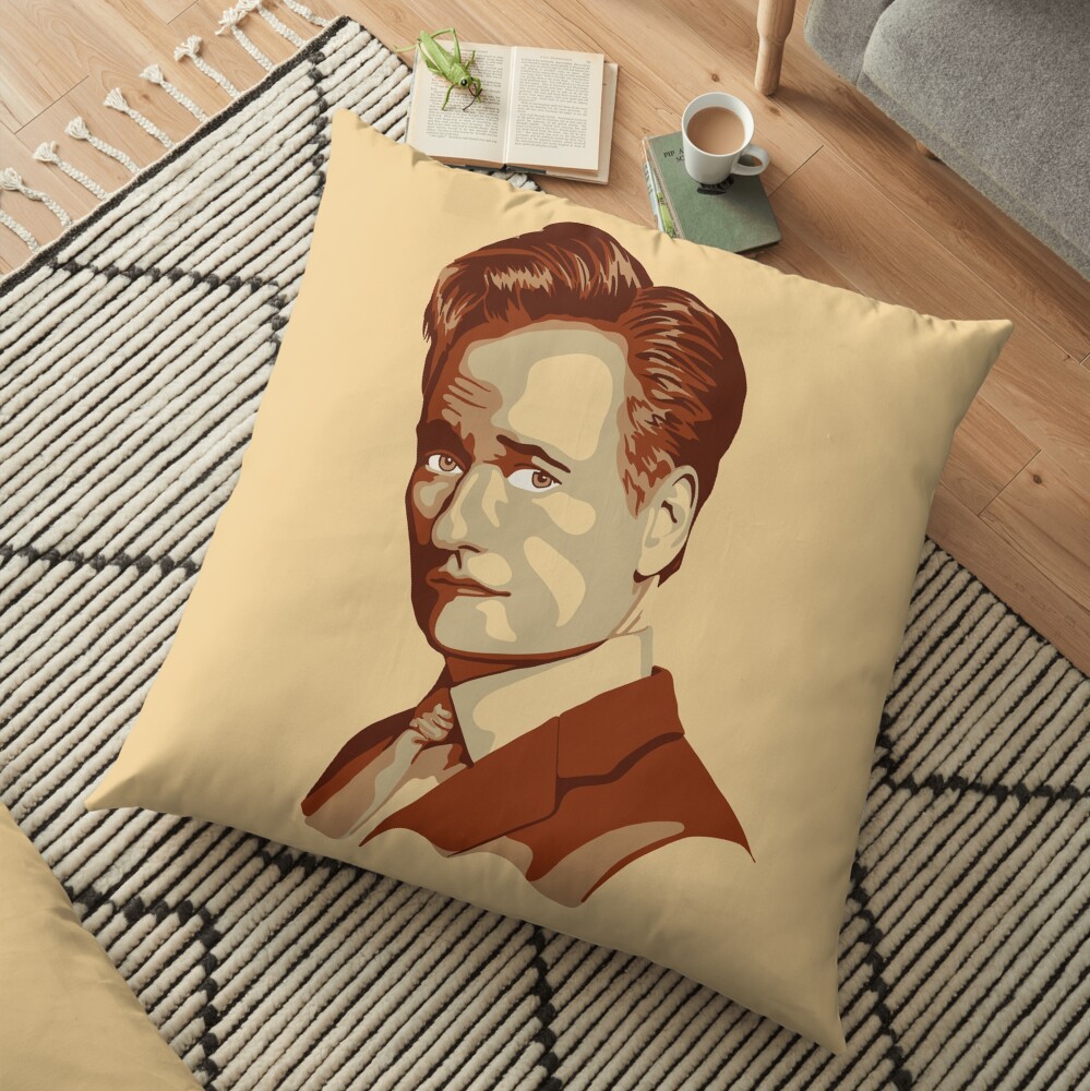 Conan O'Brien Portrait Floor Pillow
