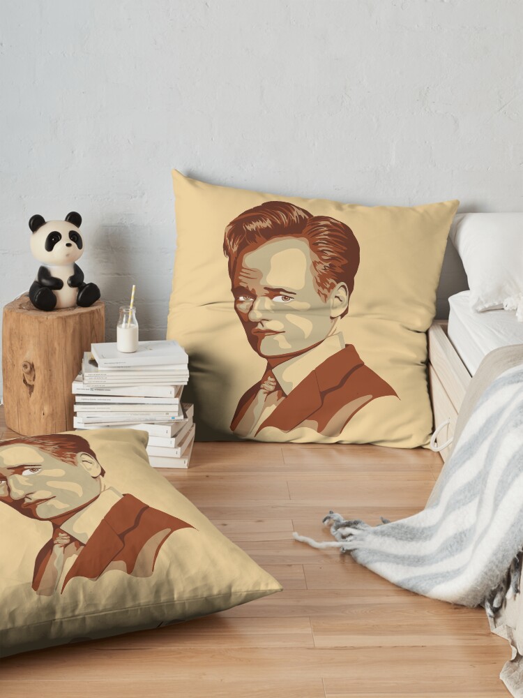 Alternate view of Conan O'Brien Portrait Floor Pillow
