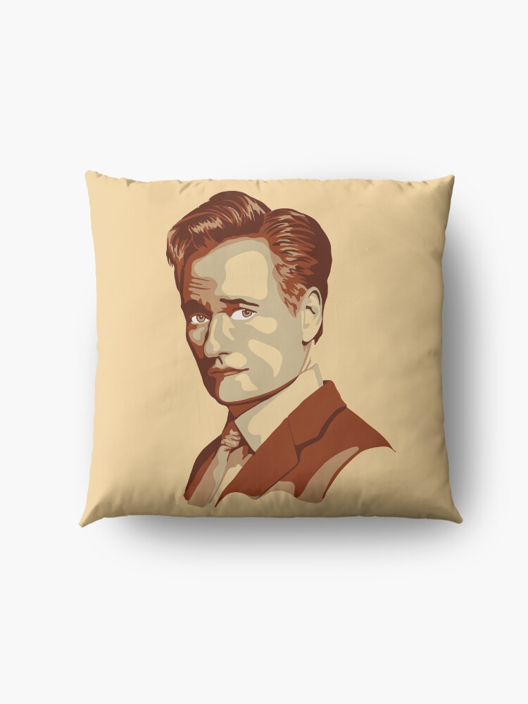 Alternate view of Conan O'Brien Portrait Floor Pillow