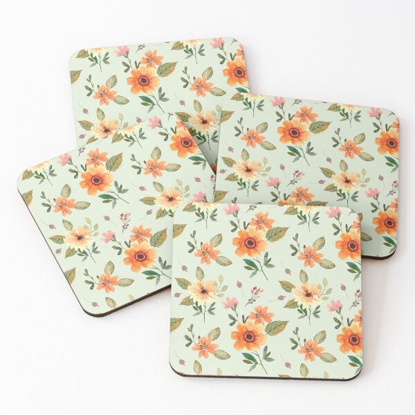 Item preview, Orange Flower Pattern designed and sold by zaher97.