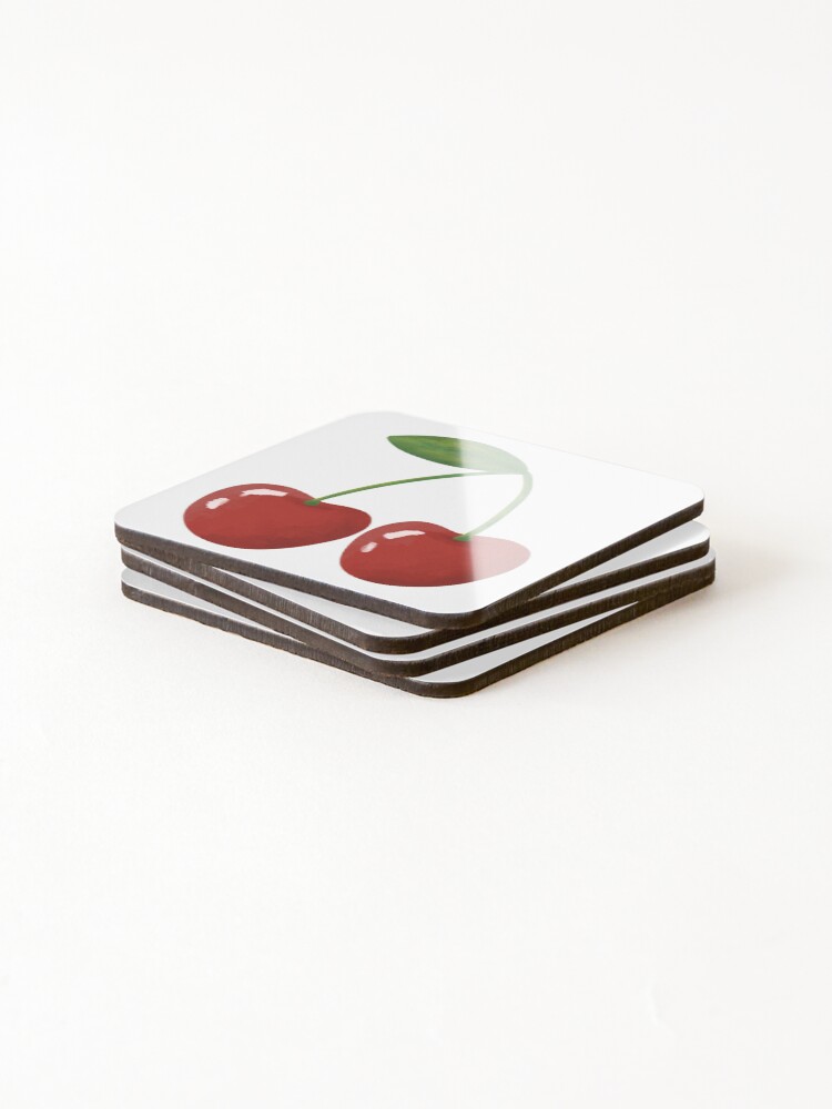 Thumbnail 4 of 5, Coasters (Set of 4), Cherry designed and sold by Reeseworks.