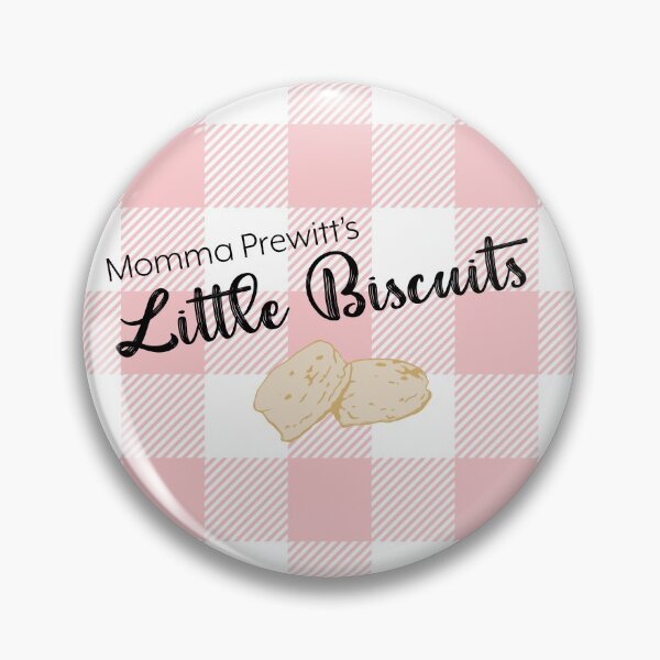 Pin Biscuits Checkered Pink Pin