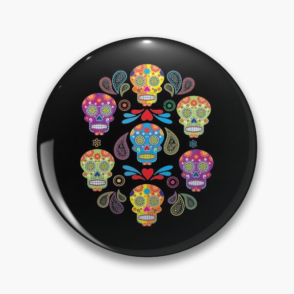 Item preview, boho skull pattern designed and sold by MallsD.