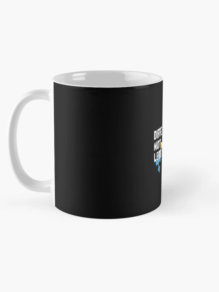 Thumbnail 5 of 6, Coffee Mug, Different Not Less designed and sold by SmartStyle.