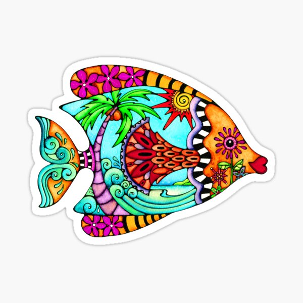 Tropical Fish Sticker