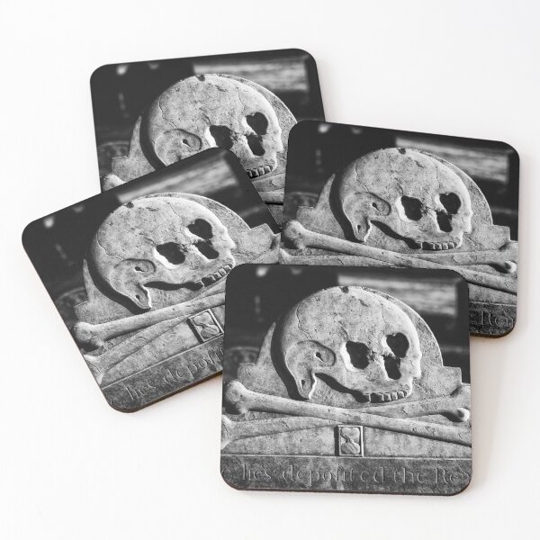 Item preview, Skull and Crossbones on Early American Tombstone designed and sold by Stephen Orsillo.