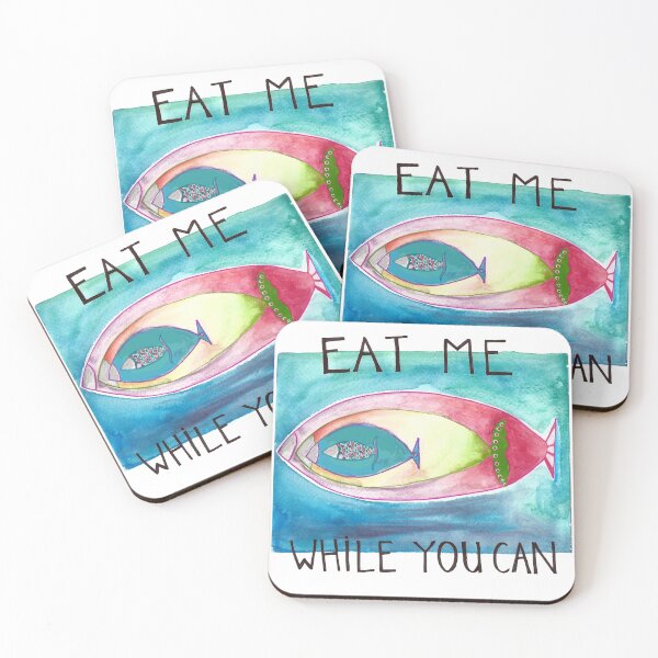 Item preview, Eat Fish designed and sold by WhitestoneJane.
