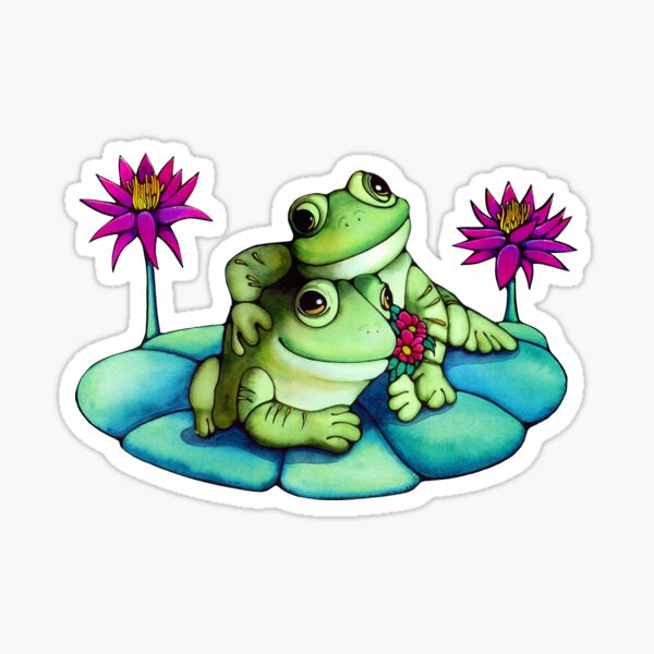 Frog Lovers Sticker