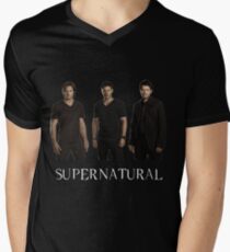Supernatural - Jared, Jensen & Misha Men's V-Neck T-Shirt