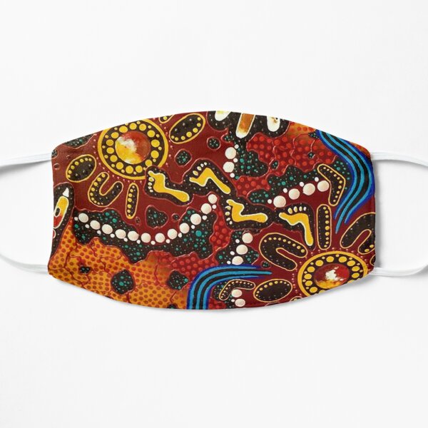 Australian aboriginal art  Flat Mask