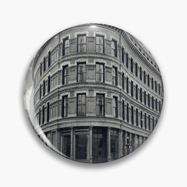Item preview, Smudged Old Flat Iron Building at Corner of Franklin and Devonshire Boston Massachusetts designed and sold by Stephen Orsillo.