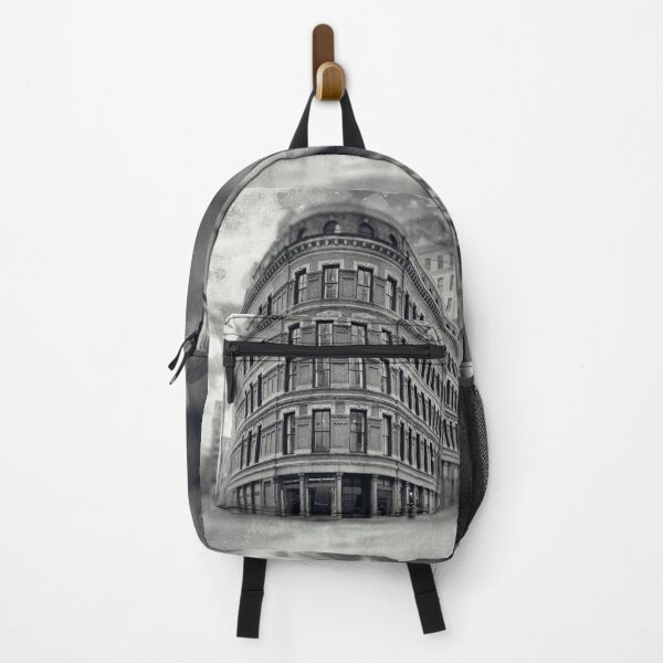 Item preview, Smudged Old Flat Iron Building at Corner of Franklin and Devonshire Boston Massachusetts designed and sold by Stephen Orsillo.
