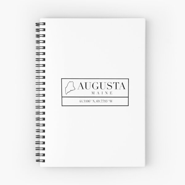 Artikelvorschau, Augusta Maine-Koordinaten entworfen und verkauft von Emily Designs.