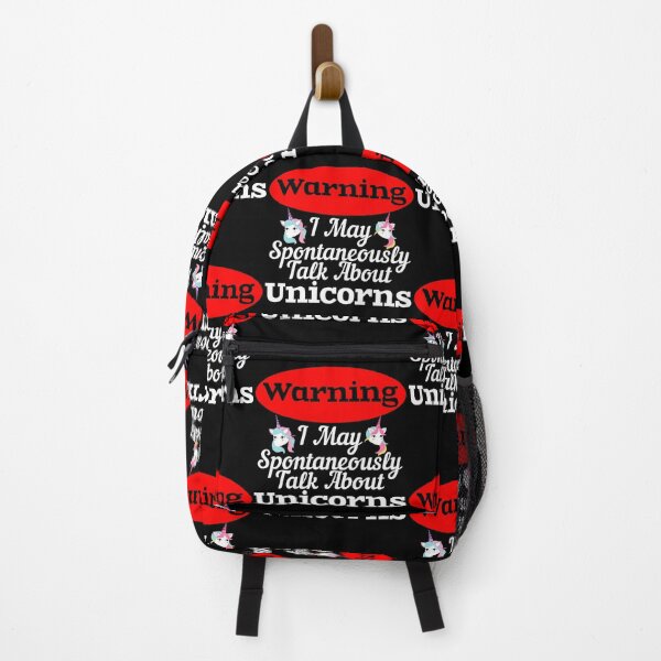 Item preview, Warning I May Spontaneously Talk About Unicorns designed and sold by Sonatablue.