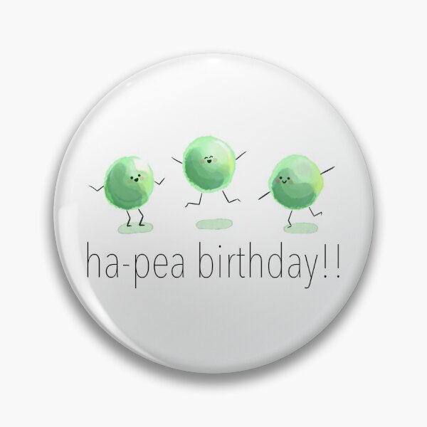 Item preview, ha-pea birthday designed and sold by Squeak Studio.