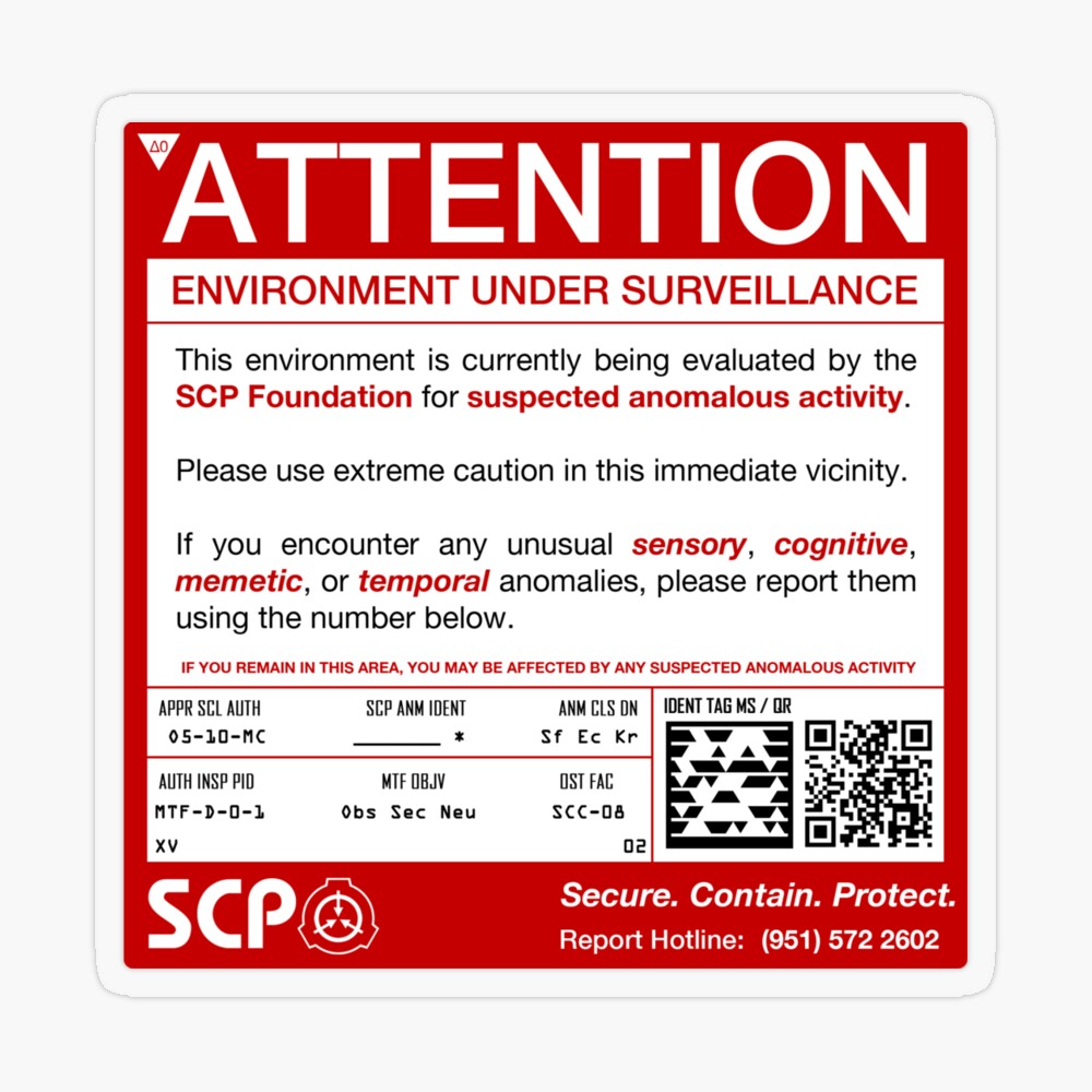 The Scp Foundation Metal Sign Club Party Cave Pub Designing Poster Tin Sign  Posters