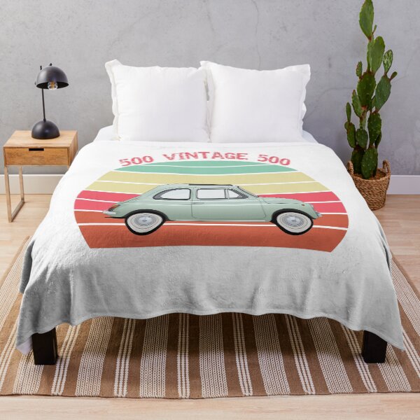 Item preview, Vintage Fiat 500,pink pastel rainbow sunset round design designed and sold by MiloHarris.