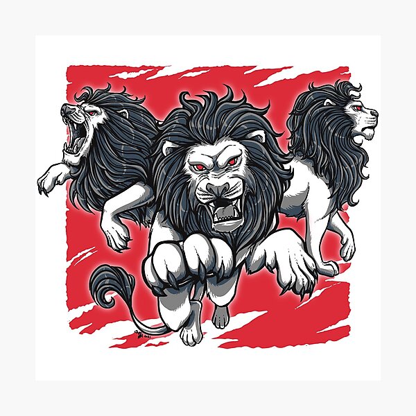Item preview, Three Lions designed and sold by Cowgirl-Em.
