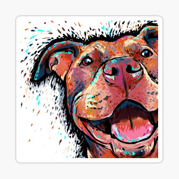 Item preview, Smiling Pittie designed and sold by inesvcardenas.
