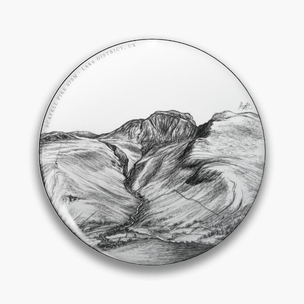 Item preview, Scafell Pike Mountain Lake District designed and sold by StephCarrDesign.
